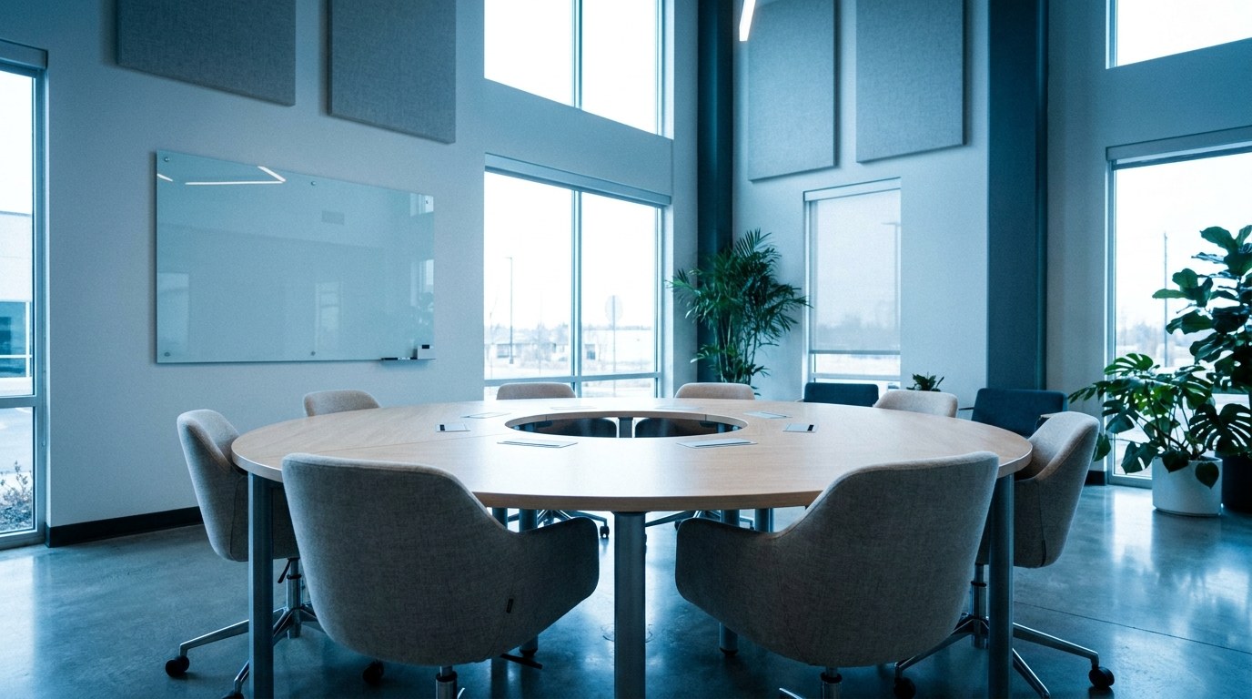 組織開発プロジェクト伴走のイメージ（ミーティング空間）